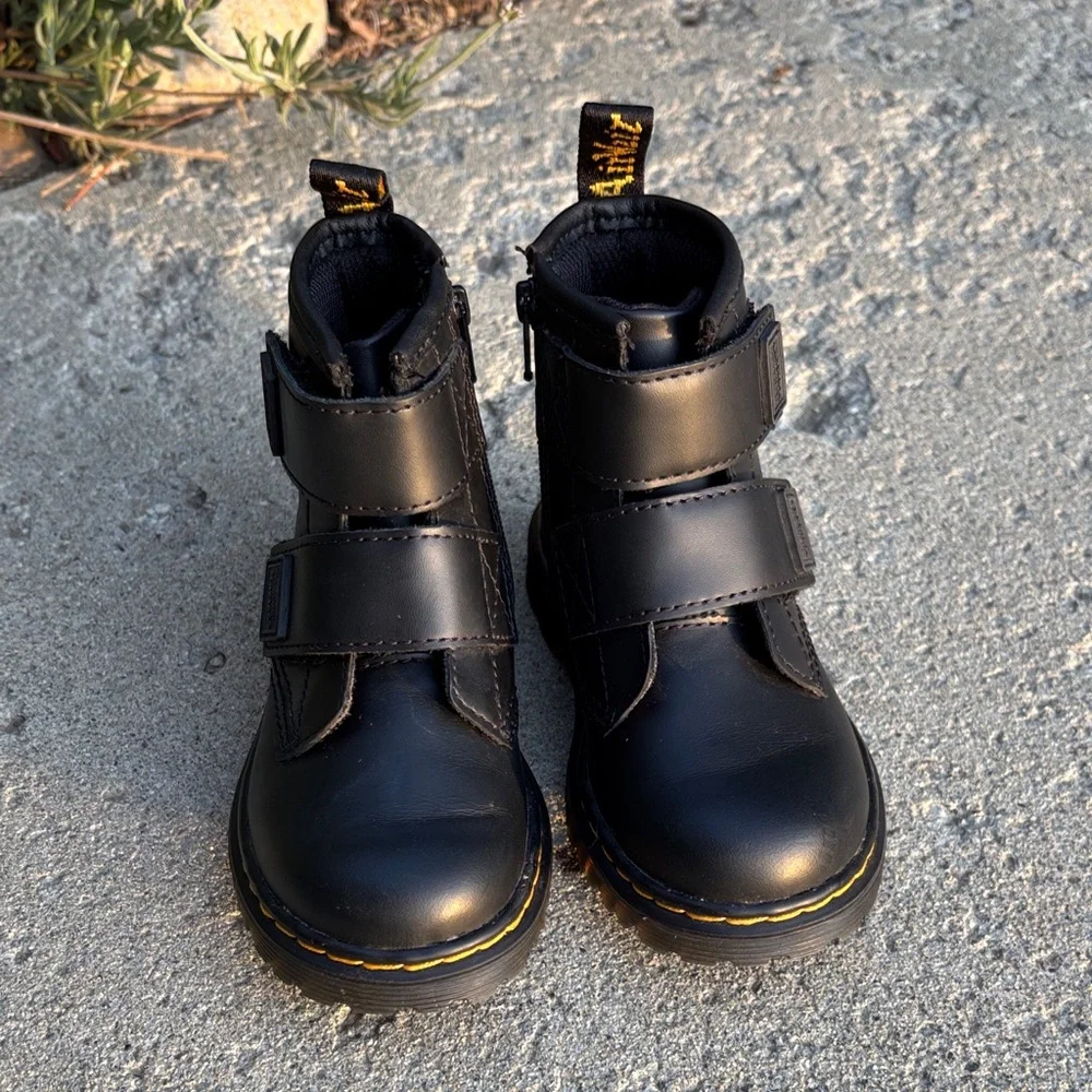 Dr. Martens Junior 1460 Double Strap Leather Boots - Like New